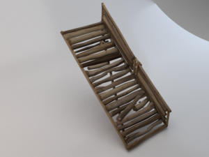 Half Stairs 3D Model