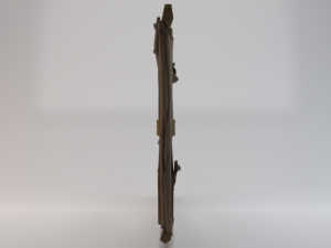Wooden Window Wall Modelo 3D
