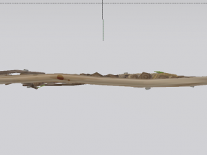 Wooden Window Wall Modelo 3D