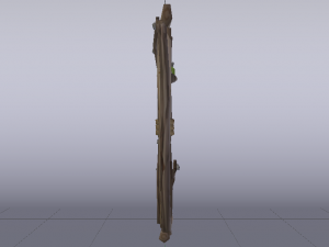 Wooden Window Wall Modelo 3D