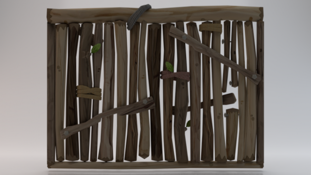 Wooden Wall Modèle 3D .c4d .max .obj .3ds .fbx .stl .blend 
