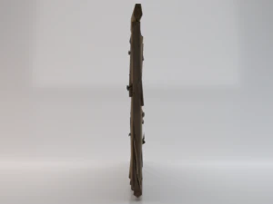 Wooden Wall 3D Model