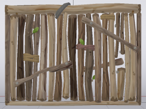 Wooden Wall Modèle 3D