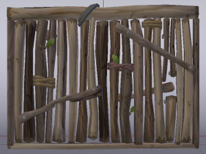 Wooden Wall Modèle 3D