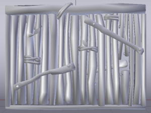 Wooden Wall Modèle 3D