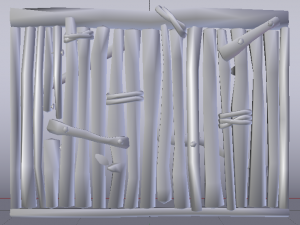 Wooden Wall Modèle 3D