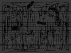 Wooden Wall Modèle 3D