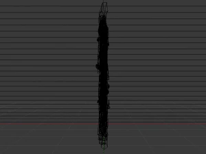 Wooden Wall 3D Model