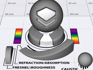 Chrome Shader 3D Model