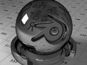 Chrome Shader 3D Model
