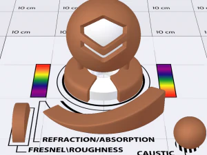 Shader in rame Modello 3D