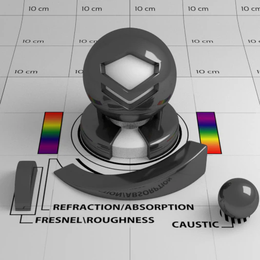 Dark Car Paint Shader 3D Model .c4d .max .obj .3ds .fbx .stl .blend