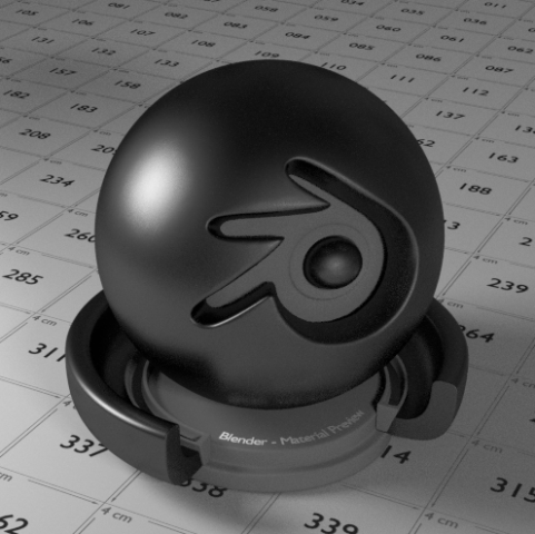 Dark Metal Shader Modelo 3D .c4d .max .obj .3ds .fbx .stl .blend 