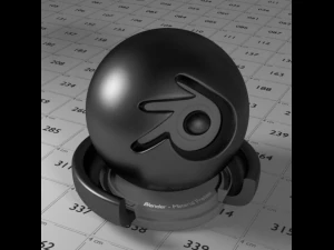 Sombra de Metal Escuro Modelo 3D