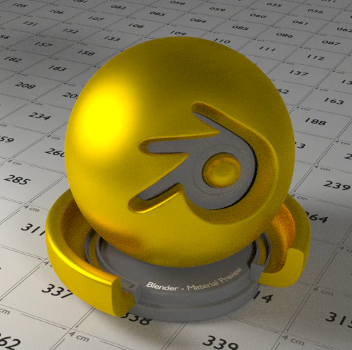Gold Shader 3D Model .c4d .max .obj .3ds .fbx .stl .blend 
