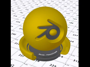 Gold Shader 3D Model