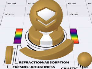 Gold Shader Modelo 3D
