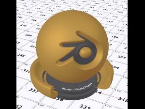 Gold Shader 3D Model