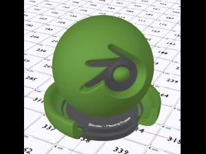 Green Car Paint Shader Modello 3D