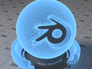 Hologram Shader 3D Model
