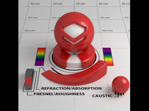 Red Plastic 3Dモデル