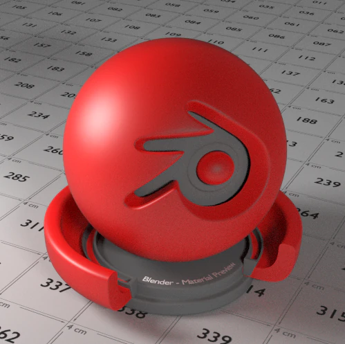 Red Plastic Shader 3D Model .c4d .max .obj .3ds .fbx .stl .blend 