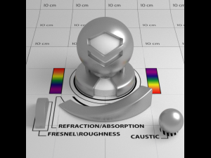 Silver Shader 3Dモデル