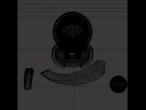 Silver Shader 3D Model