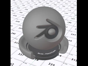 Silver Shader 3D Model