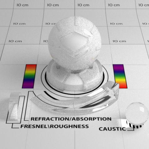 Glass Shader 3D Model .c4d .max .obj .3ds .fbx .stl .blend 