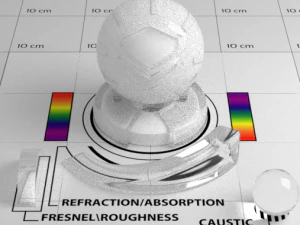 Shader in vetro Modello 3D