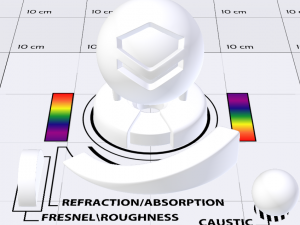 Glass Shader 3D Model