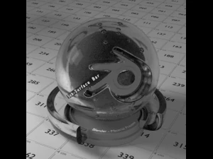 Sombreador de vidrio Modelo 3D