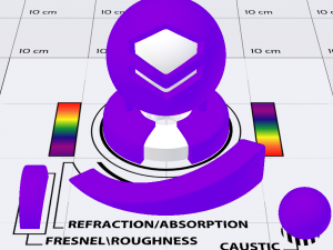 Glass Shader 3D Model