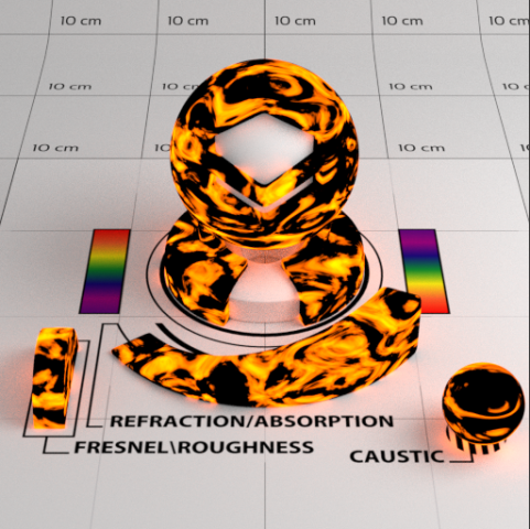 Lava Shader Model 3D .c4d .max .obj .3ds .fbx .stl .blend 
