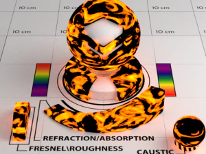Lava Shader 3D Model