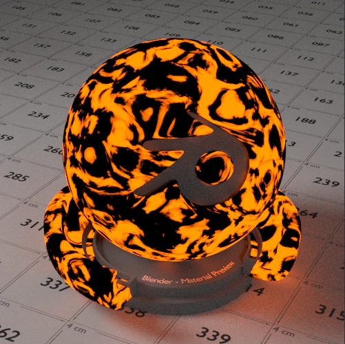 Lava Shader 3D Model .c4d .max .obj .3ds .fbx .stl .blend 