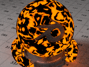 Lava Shader 3D Model