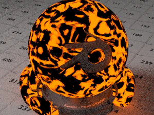 Lava Shader 3D Model