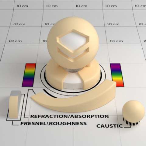 Wax Shader 3D Model .c4d .max .obj .3ds .fbx .stl .blend 