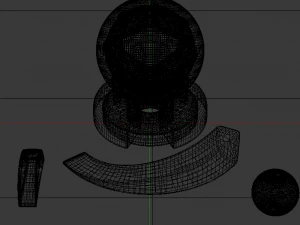 Wax Shader 3D Model
