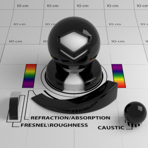 Semi - Transparent Shader 3D Model .c4d .max .obj .3ds .fbx .stl .blend 
