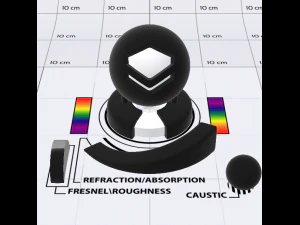 半透明シェーダ 3Dモデル