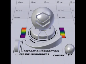 半透明シェーダ 3Dモデル