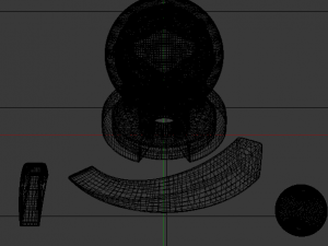 Semi - Transparent Shader 3D Model