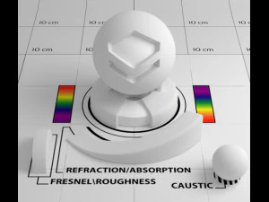 設定資料のボール 3Dモデル