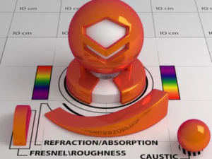 Ball of setting materials 3D Model
