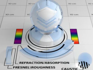 Ball of setting materials 3D Model