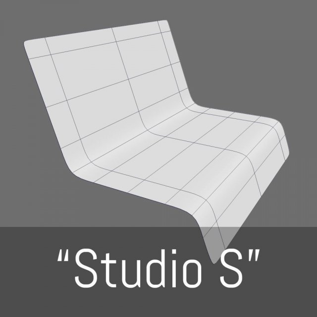 Studio S Modello 3D .c4d .max .obj .3ds .fbx .stl .blend 
