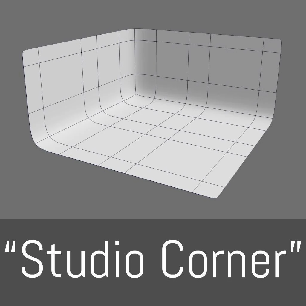 Studio Corner 3D Model .c4d .max .obj .3ds .fbx .stl .blend 